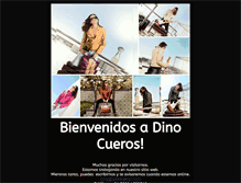 Tablet Screenshot of dinocueros.com